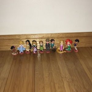 Disney Animators Collection Mini Toddler Princesses & Prince Toys Lot Bundle
